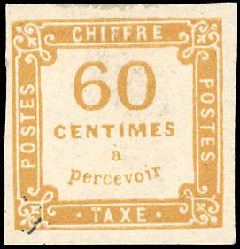 Yvert et Tellier Timbres-Taxe N°8 Individuel Neuf avec gomme