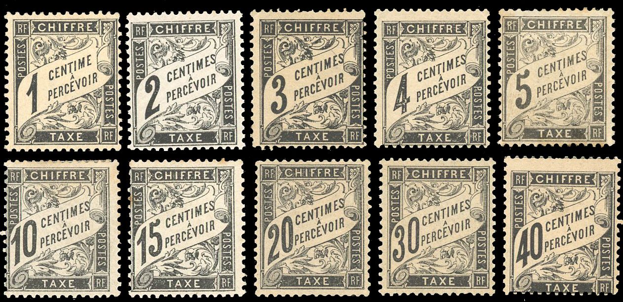 media-libraryi6LejP Yvert et Tellier Timbres-Taxe N°10 / 19 Individuel Neuf avec gomme