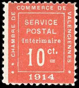Yvert et Tellier Timbre de guerre N°1 Individuel Neuf avec gomme