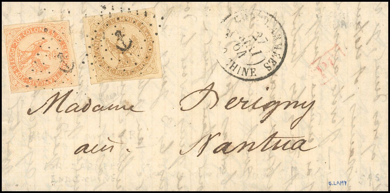 Yvert et Tellier COLONIES GENERALES N°3 + 5 Individuel Oblitéré