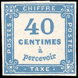 Yvert et Tellier Timbres-Taxe N°7 Individuel Neuf avec gomme