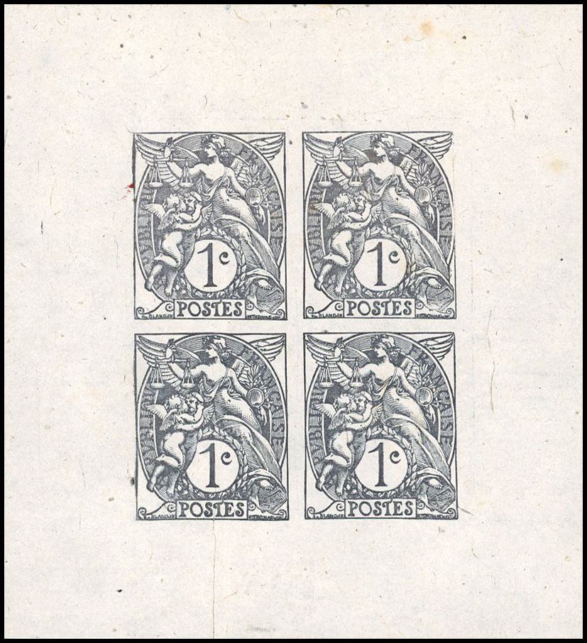 Yvert et Tellier France moderne N°107 Bloc de 4 Neuf sans gomme