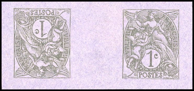 Yvert et Tellier France moderne N°107 Paire Neuf sans gomme