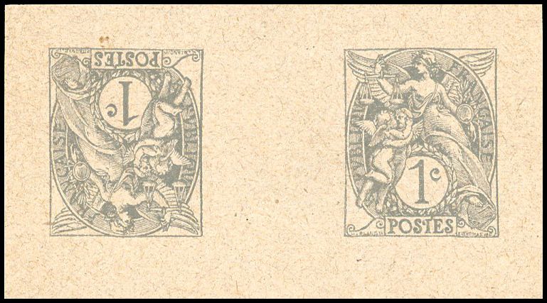Yvert et Tellier France moderne N°107 Paire Neuf sans gomme