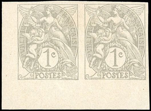 Yvert et Tellier France moderne N°107 Paire Neuf avec gomme