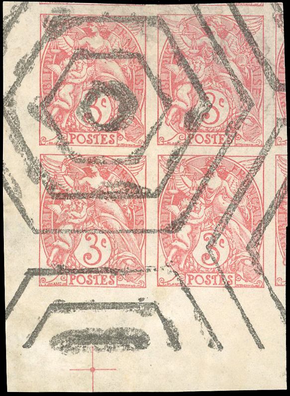 Yvert et Tellier France moderne N°109b Bloc de 4 Neuf sans gomme