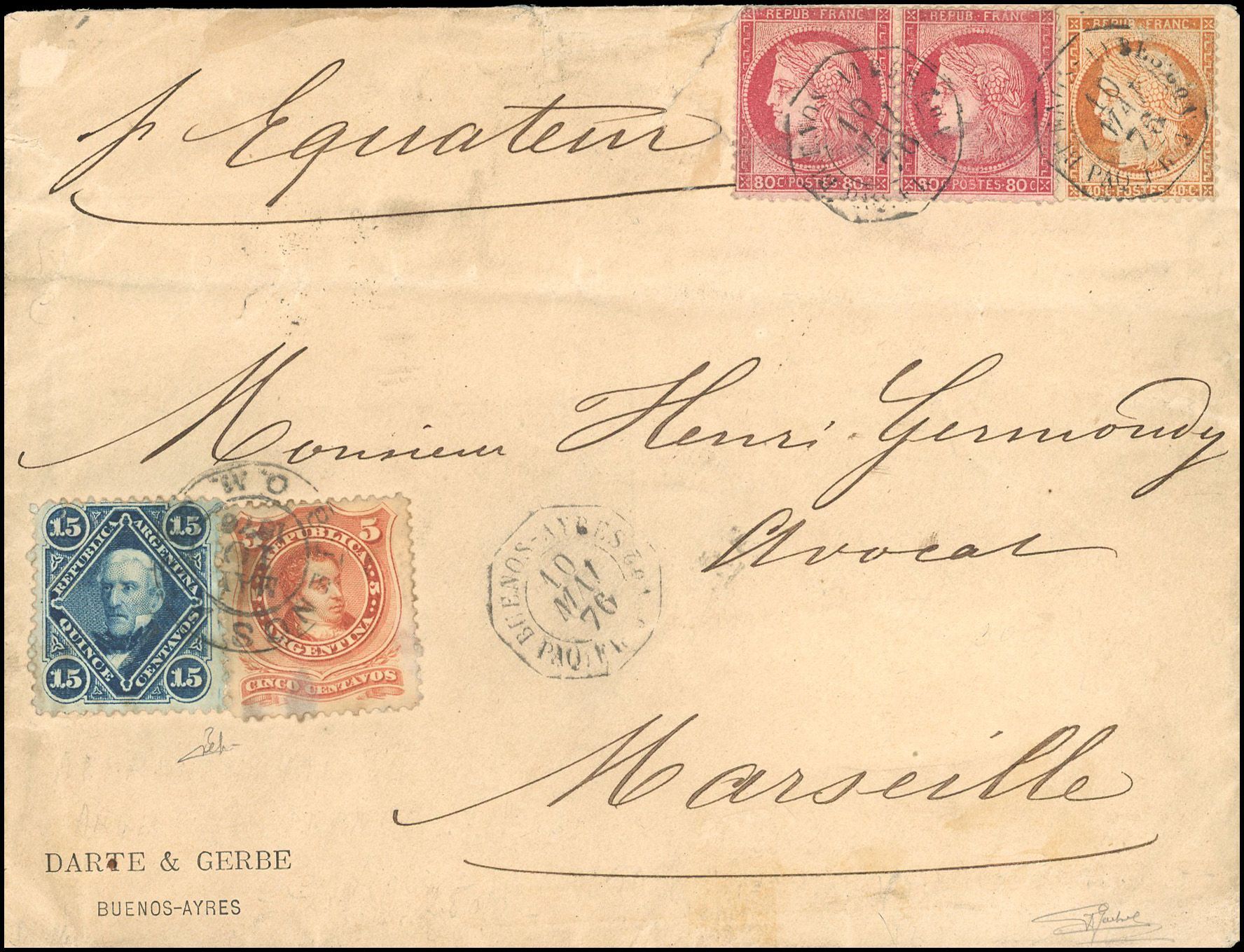 Yvert et Tellier Siège de Paris 1870 1871 N°38 + 57 Individuel Oblitéré