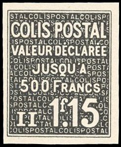 Yvert et Tellier Colis postaux N°164b Individuel Neuf avec gomme intacte
