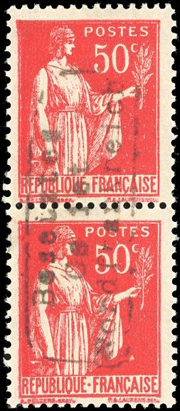 Yvert et Tellier Timbre de guerre N°3 Paire Neuf avec gomme