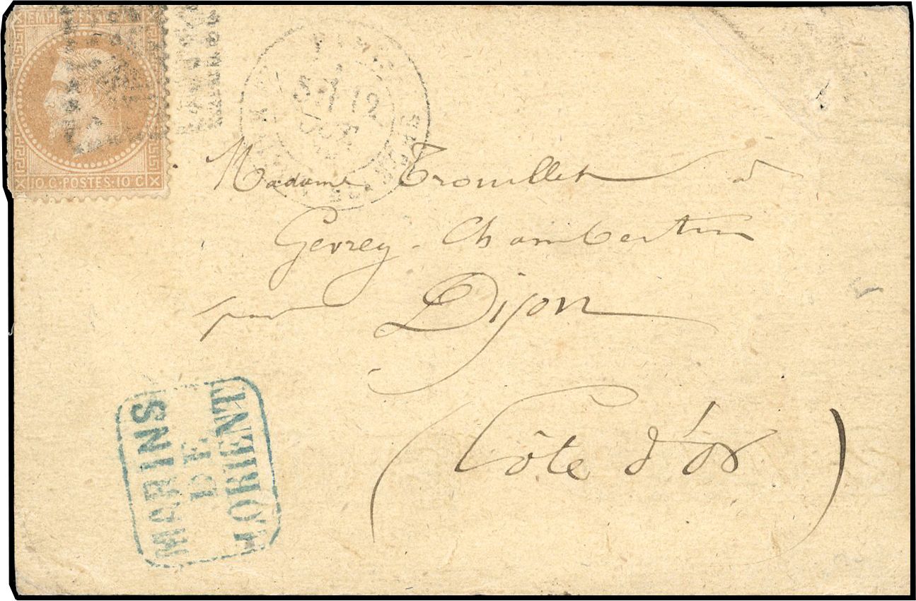Yvert et Tellier Ballons Montés 1870 N°28 Individuel Oblitéré