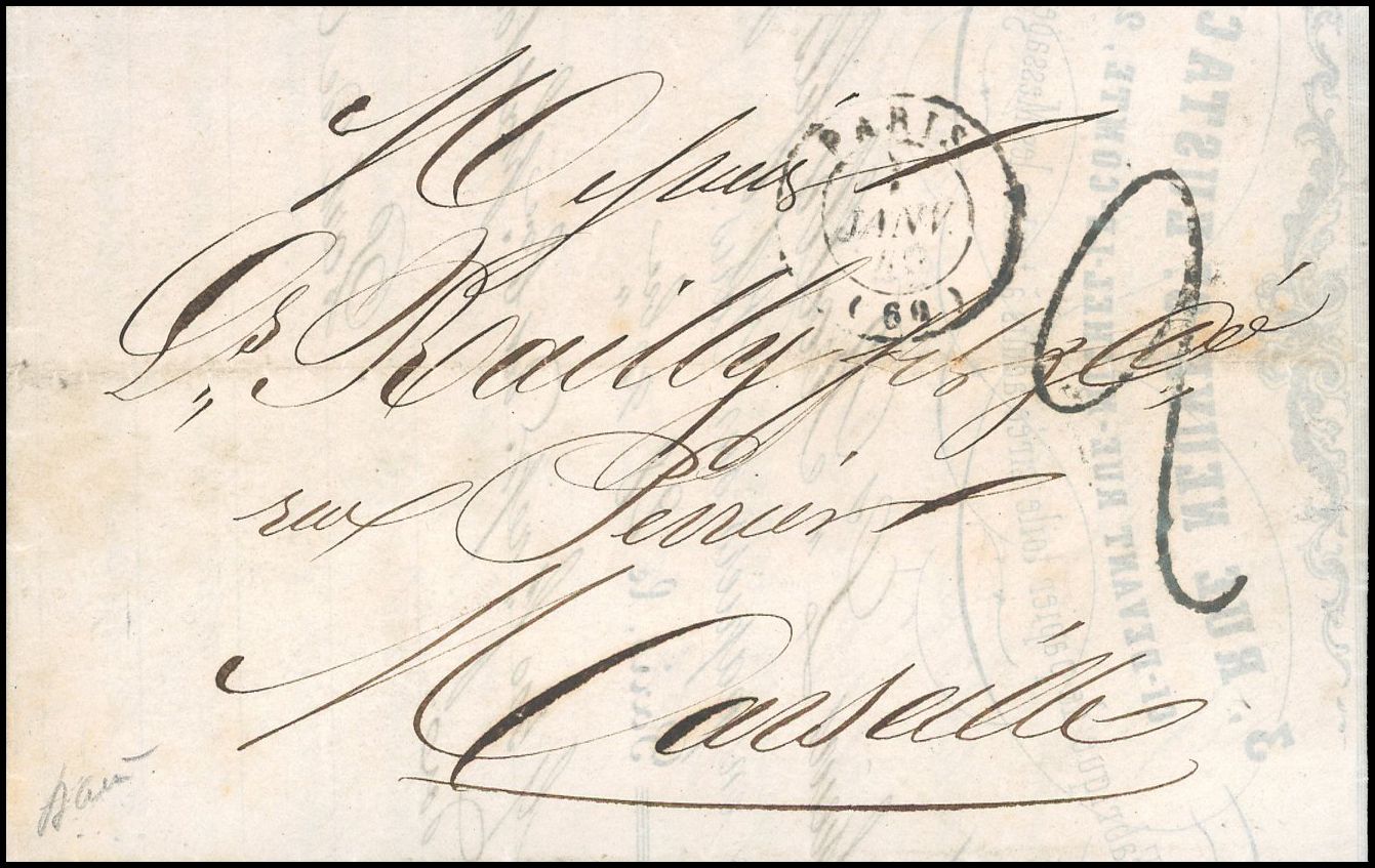 Yvert et Tellier Cérès 1849 1850 N°0 Individuel Oblitéré