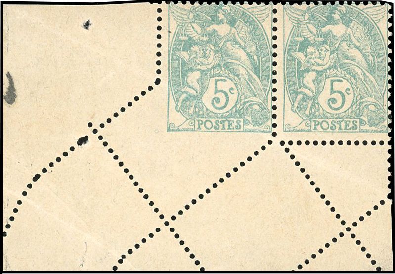 Yvert et Tellier France moderne N°111 Paire Neuf avec gomme intacte