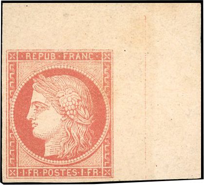 Yvert et Tellier Cérès 1849 1850 N°7A Individuel Neuf sans gomme