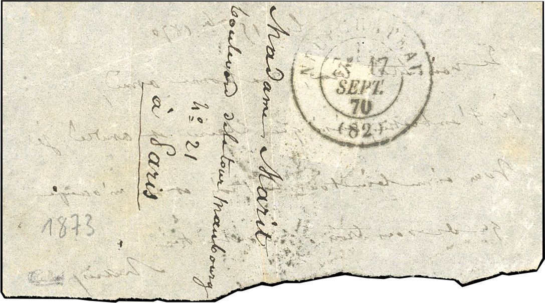 Yvert et Tellier Papillon de Metz N°0 Individuel Oblitéré