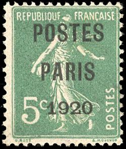 Yvert et Tellier Préoblitérés N°24 Individuel Neuf avec gomme