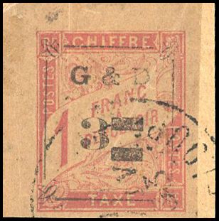 Yvert et Tellier GUADELOUPE N°14 Individuel Oblitéré