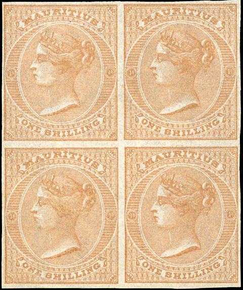 Stanley Gibbons MAURITIUS N°52 Bloc de 4 Neuf sans gomme