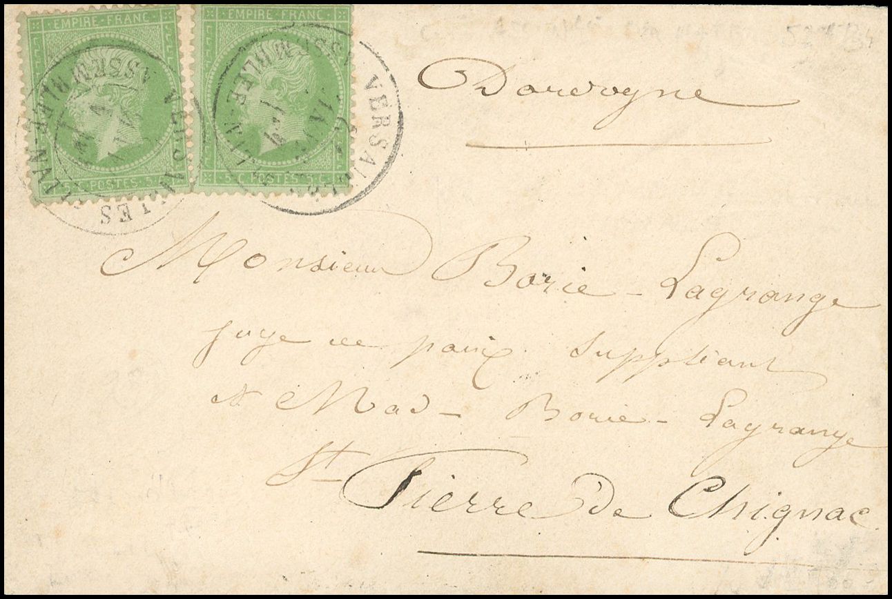 Yvert et Tellier Empire dentelé 1871 N°35 Individuel Oblitéré