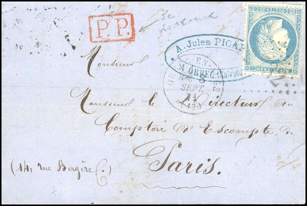 Yvert et Tellier Siège de Paris 1870 1871 N°37 Individuel Oblitéré
