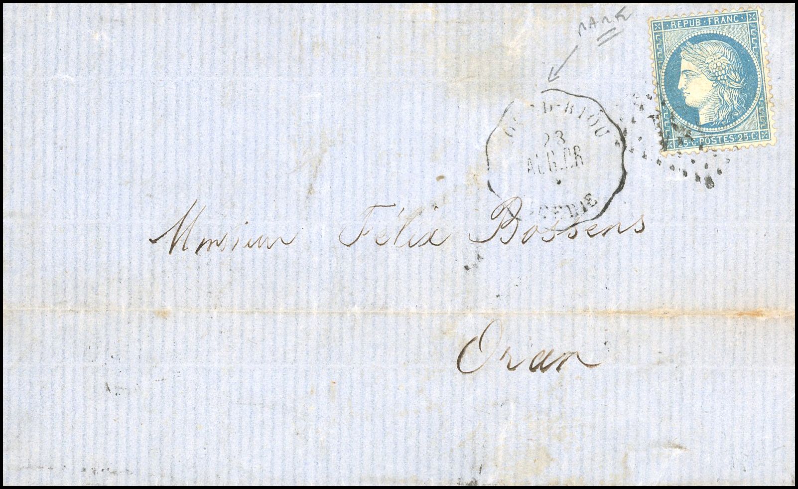 Yvert et Tellier Siège de Paris 1870 1871 N°37 Individuel Oblitéré
