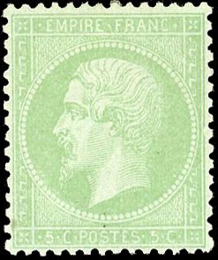 Yvert et Tellier Empire dentelé 1871 N°35 Individuel Neuf avec gomme