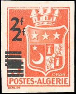 Yvert et Tellier ALGERIE N°197c Individuel Neuf avec gomme