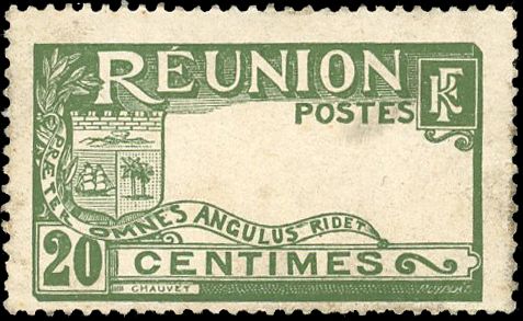 Yvert et Tellier REUNION N°62a Individuel Neuf avec gomme intacte