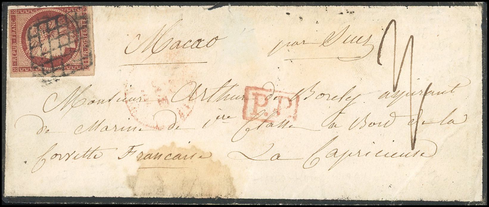 Yvert et Tellier Cérès 1849 1850 N°6 Individuel Oblitéré