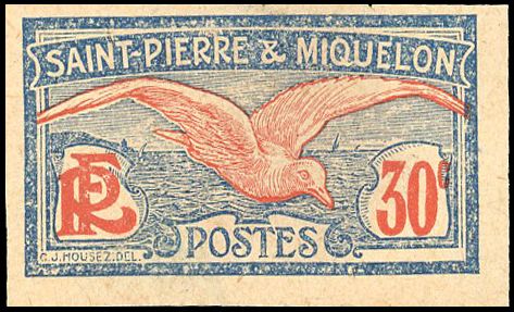 Yvert et Tellier SAINT PIERRE ET MIQUELON N°112 Individuel Neuf sans gomme