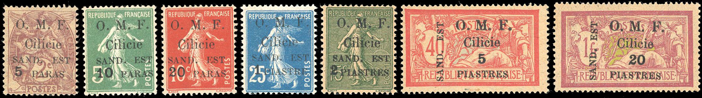 Yvert et Tellier CILICIE N°98 / 104 Individuel Neuf avec gomme intacte