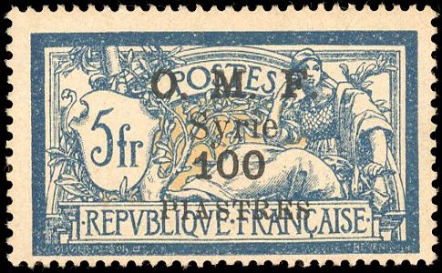Yvert et Tellier SYRIE N°43 Individuel Neuf avec gomme
