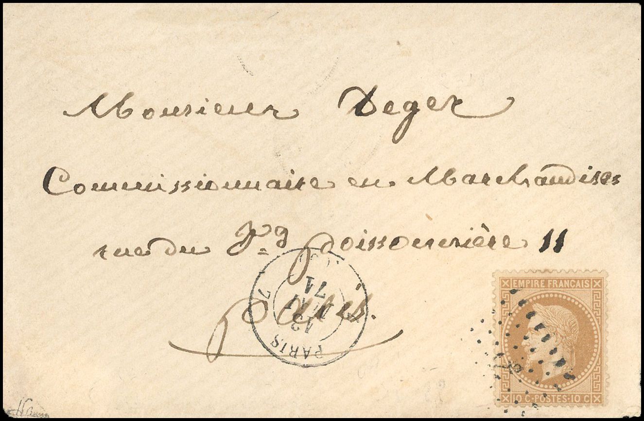Yvert et Tellier Commune de Paris N°28 Individuel Oblitéré